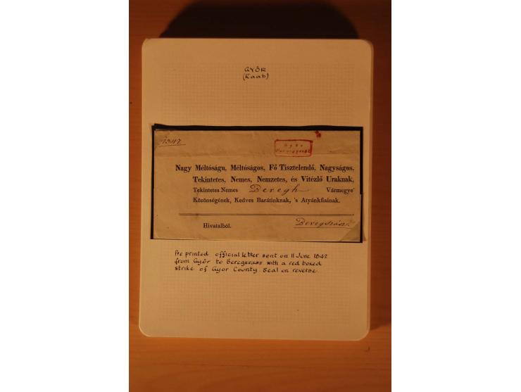 1610/1877, Sammlung Alt-, Vorphila- und Dienstbriefe, dabei 1610, Petition von Thomas Acs, adressiert an König Matthias II (R