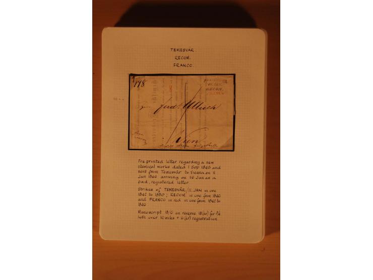 1610/1877, Sammlung Alt-, Vorphila- und Dienstbriefe, dabei 1610, Petition von Thomas Acs, adressiert an König Matthias II (R
