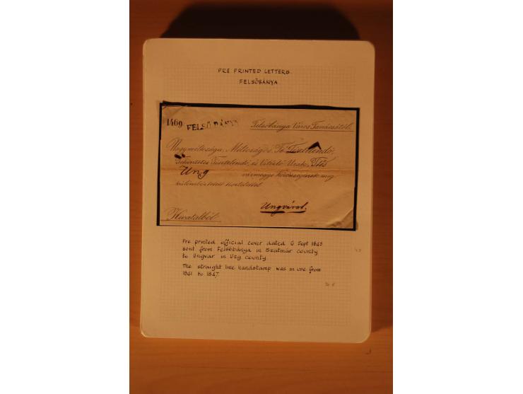 1610/1877, Sammlung Alt-, Vorphila- und Dienstbriefe, dabei 1610, Petition von Thomas Acs, adressiert an König Matthias II (R