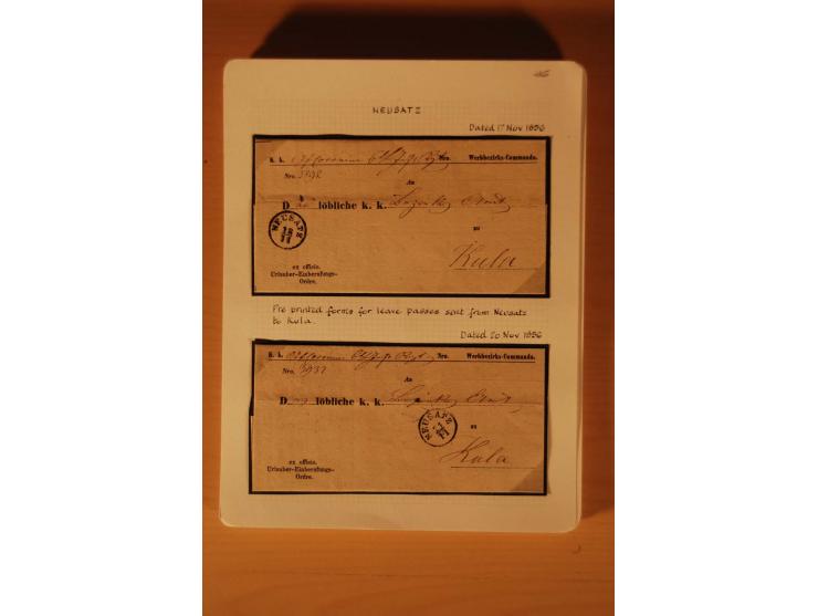 1610/1877, Sammlung Alt-, Vorphila- und Dienstbriefe, dabei 1610, Petition von Thomas Acs, adressiert an König Matthias II (R