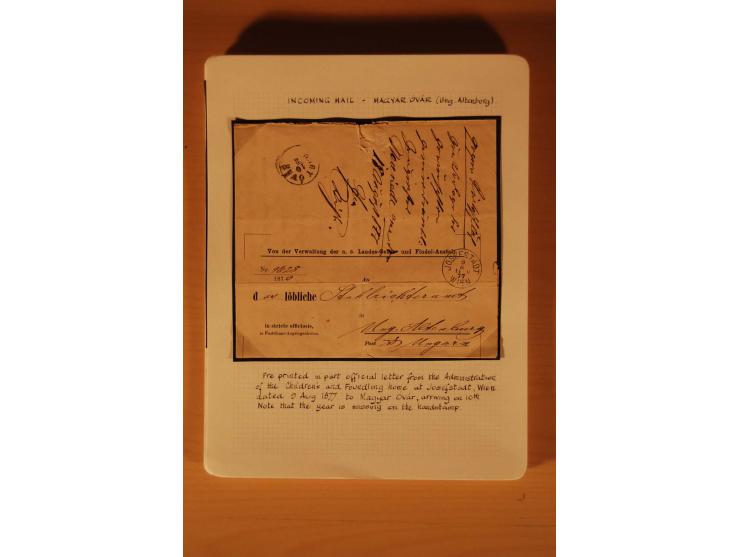 1610/1877, Sammlung Alt-, Vorphila- und Dienstbriefe, dabei 1610, Petition von Thomas Acs, adressiert an König Matthias II (R