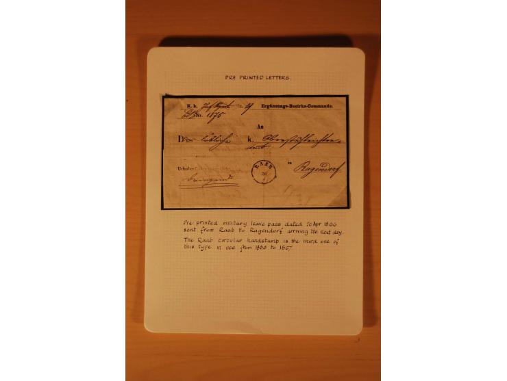 1610/1877, Sammlung Alt-, Vorphila- und Dienstbriefe, dabei 1610, Petition von Thomas Acs, adressiert an König Matthias II (R