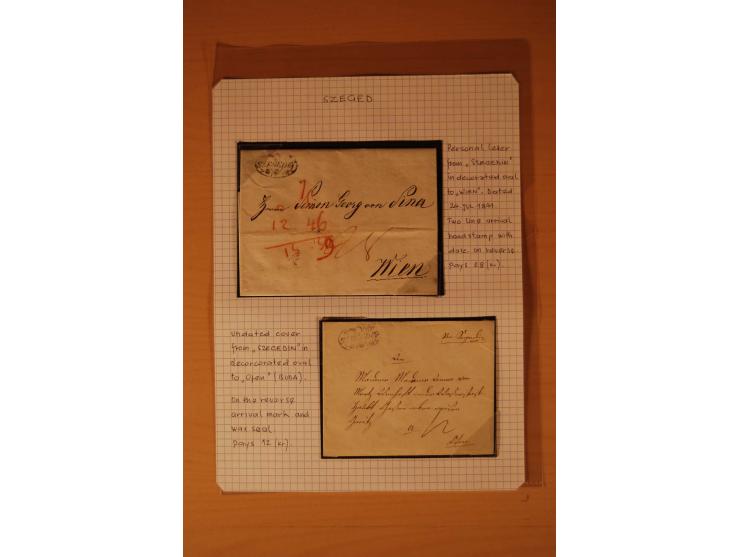 1610/1877, Sammlung Alt-, Vorphila- und Dienstbriefe, dabei 1610, Petition von Thomas Acs, adressiert an König Matthias II (R