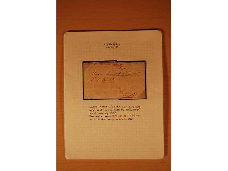 1610/1877, Sammlung Alt-, Vorphila- und Dienstbriefe, dabei 1610, Petition von Thomas Acs, adressiert an König Matthias II (R