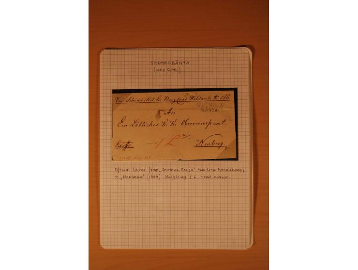 1610/1877, Sammlung Alt-, Vorphila- und Dienstbriefe, dabei 1610, Petition von Thomas Acs, adressiert an König Matthias II (R