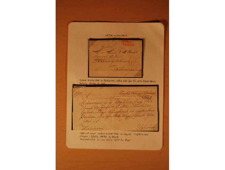 1610/1877, Sammlung Alt-, Vorphila- und Dienstbriefe, dabei 1610, Petition von Thomas Acs, adressiert an König Matthias II (R