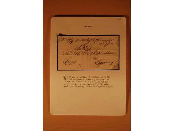 1610/1877, Sammlung Alt-, Vorphila- und Dienstbriefe, dabei 1610, Petition von Thomas Acs, adressiert an König Matthias II (R