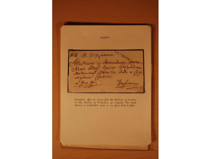 1610/1877, Sammlung Alt-, Vorphila- und Dienstbriefe, dabei 1610, Petition von Thomas Acs, adressiert an König Matthias II (R
