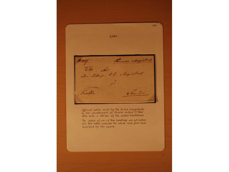 1610/1877, Sammlung Alt-, Vorphila- und Dienstbriefe, dabei 1610, Petition von Thomas Acs, adressiert an König Matthias II (R