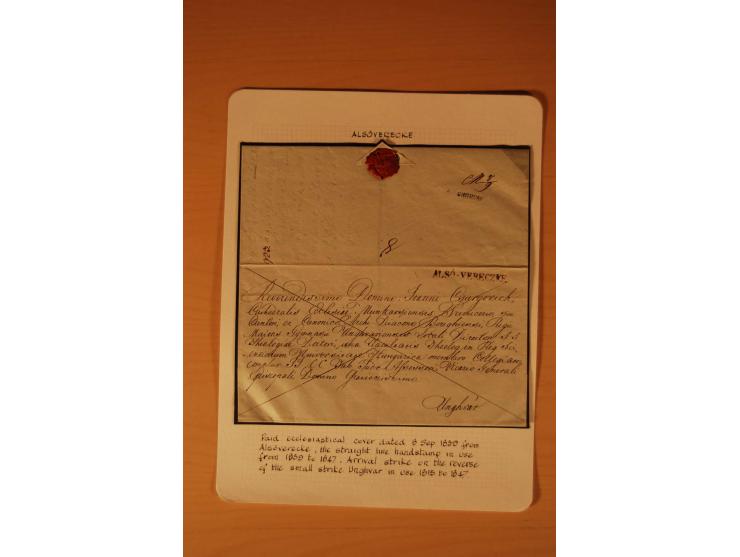 1610/1877, Sammlung Alt-, Vorphila- und Dienstbriefe, dabei 1610, Petition von Thomas Acs, adressiert an König Matthias II (R