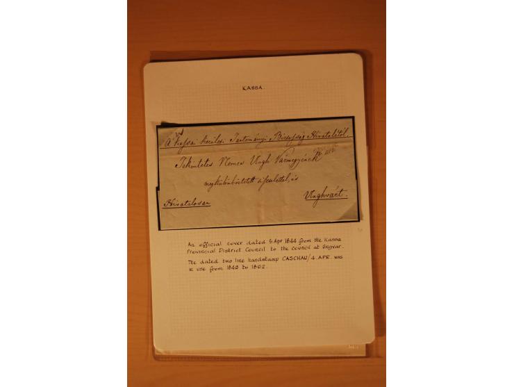 1610/1877, Sammlung Alt-, Vorphila- und Dienstbriefe, dabei 1610, Petition von Thomas Acs, adressiert an König Matthias II (R