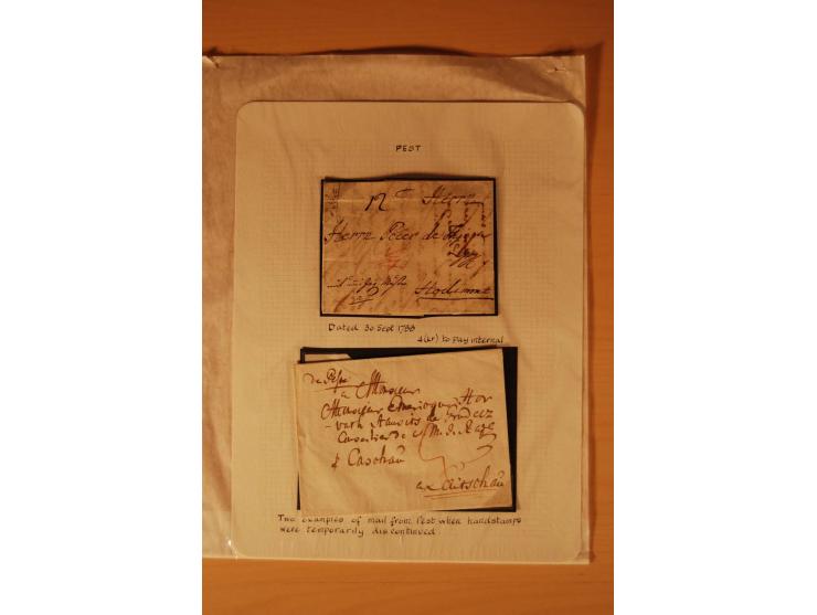 1610/1877, Sammlung Alt-, Vorphila- und Dienstbriefe, dabei 1610, Petition von Thomas Acs, adressiert an König Matthias II (R