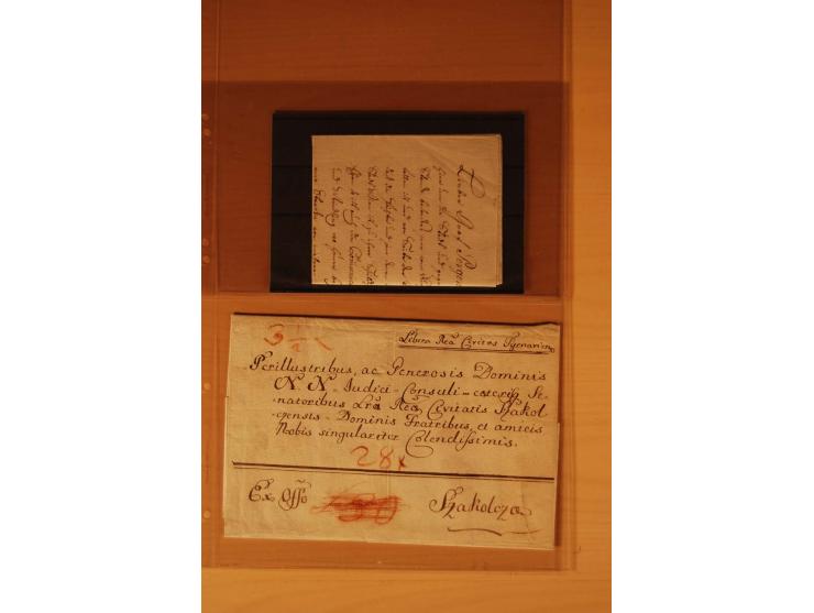 1610/1877, Sammlung Alt-, Vorphila- und Dienstbriefe, dabei 1610, Petition von Thomas Acs, adressiert an König Matthias II (R