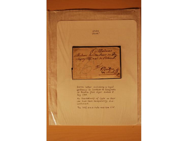 1610/1877, Sammlung Alt-, Vorphila- und Dienstbriefe, dabei 1610, Petition von Thomas Acs, adressiert an König Matthias II (R