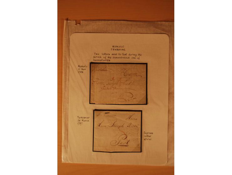 1610/1877, Sammlung Alt-, Vorphila- und Dienstbriefe, dabei 1610, Petition von Thomas Acs, adressiert an König Matthias II (R