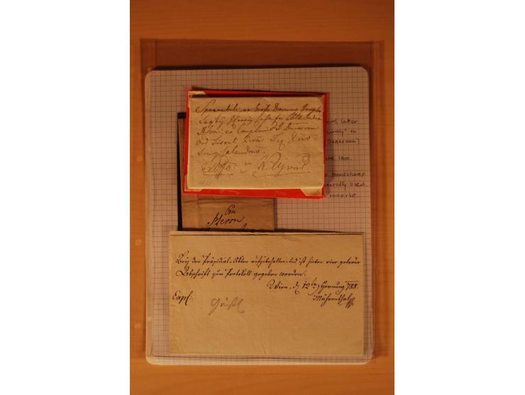 1610/1877, Sammlung Alt-, Vorphila- und Dienstbriefe, dabei 1610, Petition von Thomas Acs, adressiert an König Matthias II (R