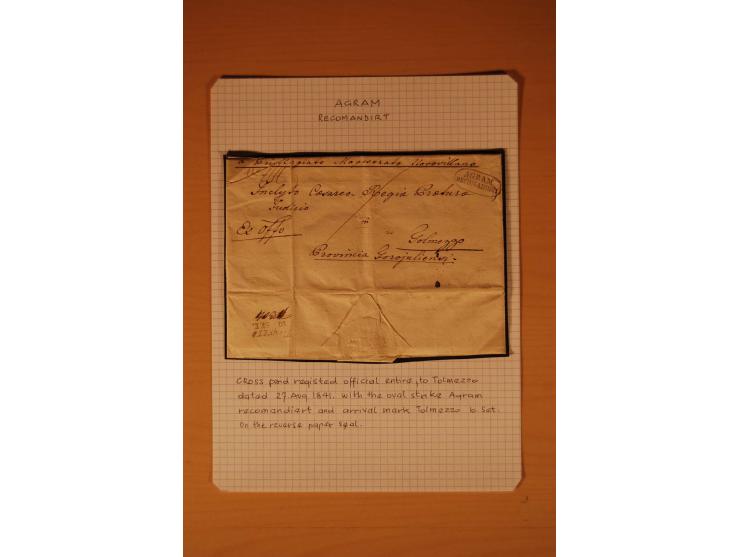 1610/1877, Sammlung Alt-, Vorphila- und Dienstbriefe, dabei 1610, Petition von Thomas Acs, adressiert an König Matthias II (R