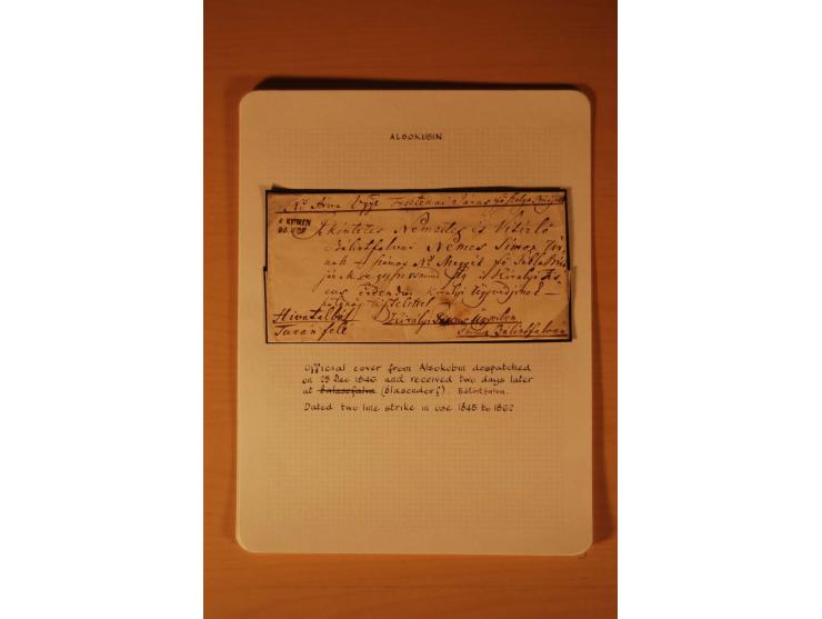 1610/1877, Sammlung Alt-, Vorphila- und Dienstbriefe, dabei 1610, Petition von Thomas Acs, adressiert an König Matthias II (R