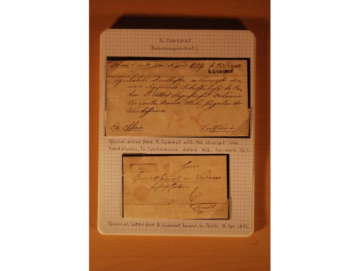 1610/1877, Sammlung Alt-, Vorphila- und Dienstbriefe, dabei 1610, Petition von Thomas Acs, adressiert an König Matthias II (R