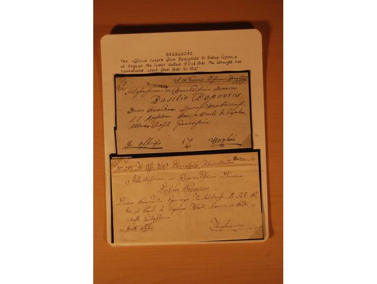 1610/1877, Sammlung Alt-, Vorphila- und Dienstbriefe, dabei 1610, Petition von Thomas Acs, adressiert an König Matthias II (R