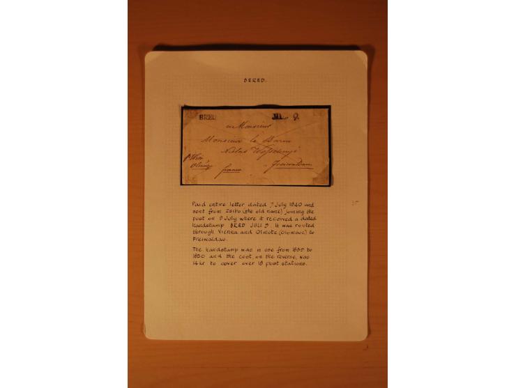 1610/1877, Sammlung Alt-, Vorphila- und Dienstbriefe, dabei 1610, Petition von Thomas Acs, adressiert an König Matthias II (R