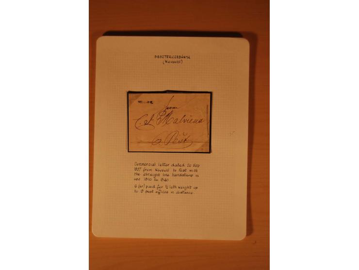 1610/1877, Sammlung Alt-, Vorphila- und Dienstbriefe, dabei 1610, Petition von Thomas Acs, adressiert an König Matthias II (R