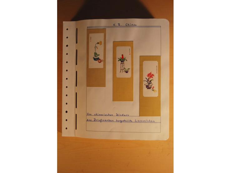 1963/76 (ca.), Sammlung mit rd. 170 Briefen, Formularen u.a. mit Mao-Zitaten, Liedern etc. aus der Zeit der Kulturrevolution;