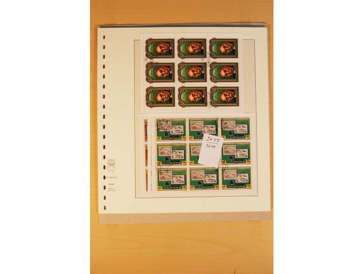 1884/1984, meist gestempelte Zusammenstellung Südkorea bis 1970 sowie gestempelte Blocks und Kleinbogen Nordkorea aus ca. 198
