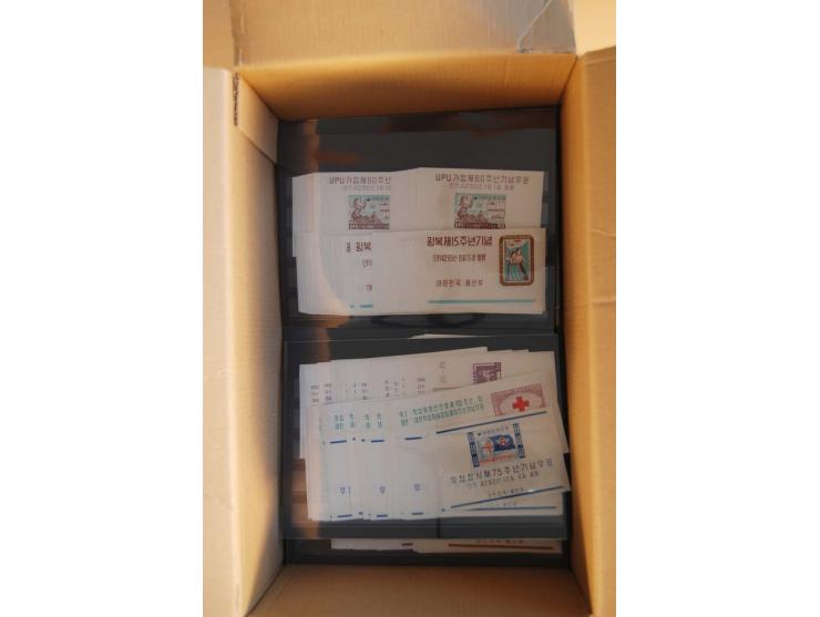 1959/1961 (ca.), Lagerbestand von rd. 3300 Blocks in vielen Sorten, dabei Motive wie Scouts und Rotes Kreuz