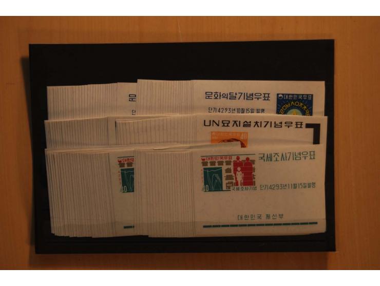 1959/61 (ca.), postfrischer Lagerbestand Blocks, ca. 1700 Stück, dabei auch größere Mengen Bl.137 und 139-41, riesiger Katalo