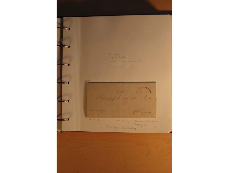 1750/1880, umfangreiche Vorphila-Sammlung inkl. einiger markenloser Briefe nach 1852 von Amelunxborn bis Zorge mit ca. 450 Br