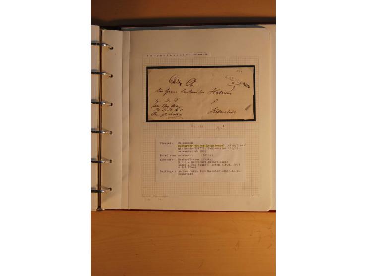 1750/1880, umfangreiche Vorphila-Sammlung inkl. einiger markenloser Briefe nach 1852 von Amelunxborn bis Zorge mit ca. 450 Br