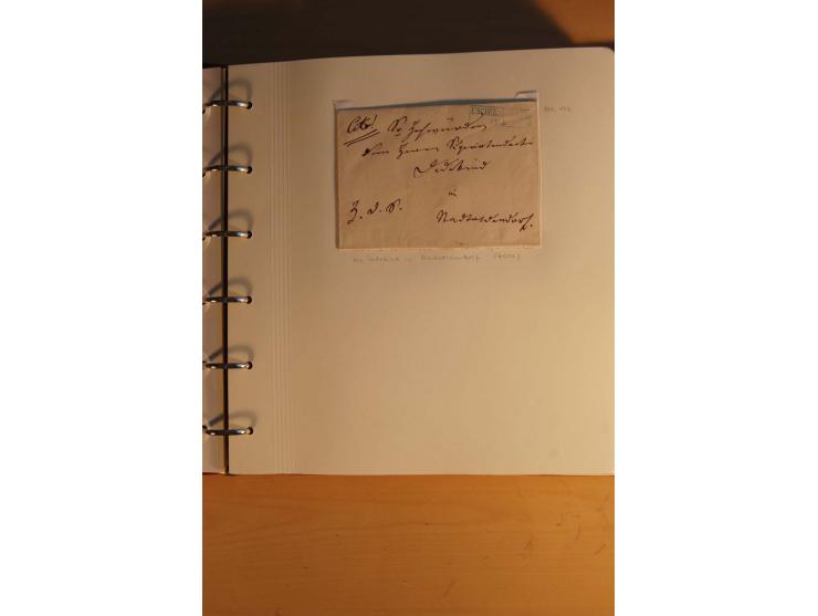 1750/1880, umfangreiche Vorphila-Sammlung inkl. einiger markenloser Briefe nach 1852 von Amelunxborn bis Zorge mit ca. 450 Br