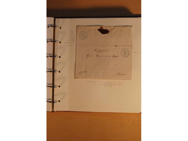 1750/1880, umfangreiche Vorphila-Sammlung inkl. einiger markenloser Briefe nach 1852 von Amelunxborn bis Zorge mit ca. 450 Br