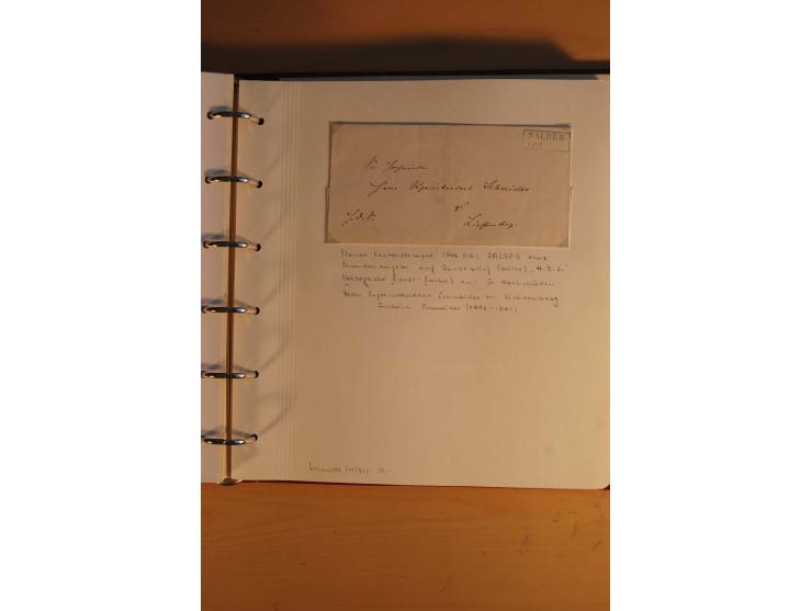 1750/1880, umfangreiche Vorphila-Sammlung inkl. einiger markenloser Briefe nach 1852 von Amelunxborn bis Zorge mit ca. 450 Br