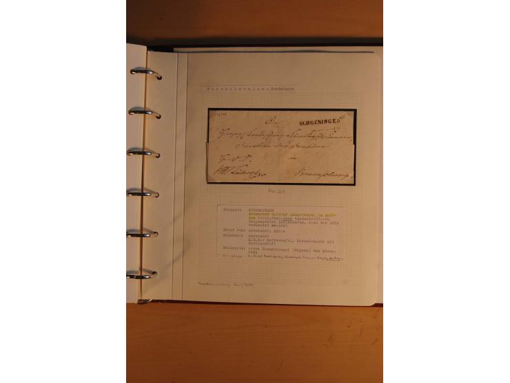 1750/1880, umfangreiche Vorphila-Sammlung inkl. einiger markenloser Briefe nach 1852 von Amelunxborn bis Zorge mit ca. 450 Br