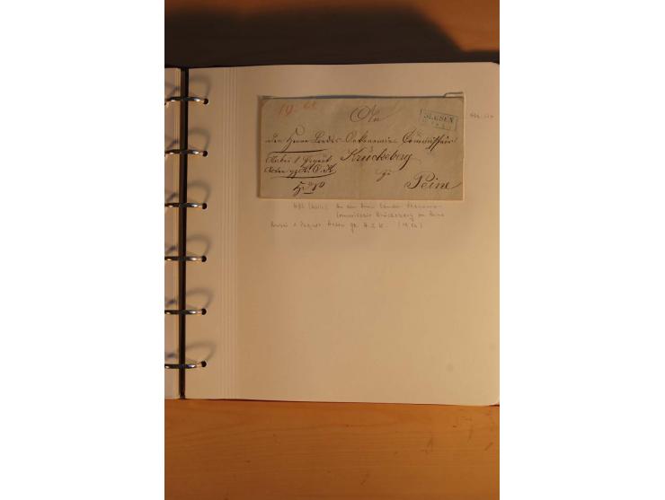 1750/1880, umfangreiche Vorphila-Sammlung inkl. einiger markenloser Briefe nach 1852 von Amelunxborn bis Zorge mit ca. 450 Br
