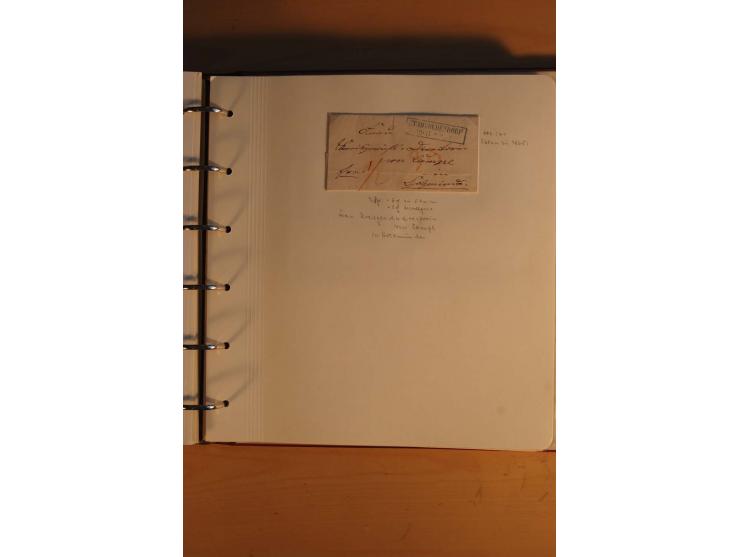 1750/1880, umfangreiche Vorphila-Sammlung inkl. einiger markenloser Briefe nach 1852 von Amelunxborn bis Zorge mit ca. 450 Br
