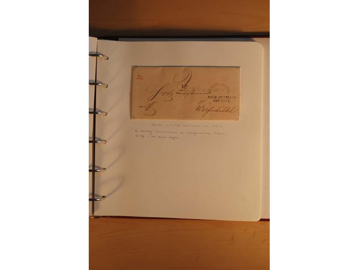 1750/1880, umfangreiche Vorphila-Sammlung inkl. einiger markenloser Briefe nach 1852 von Amelunxborn bis Zorge mit ca. 450 Br