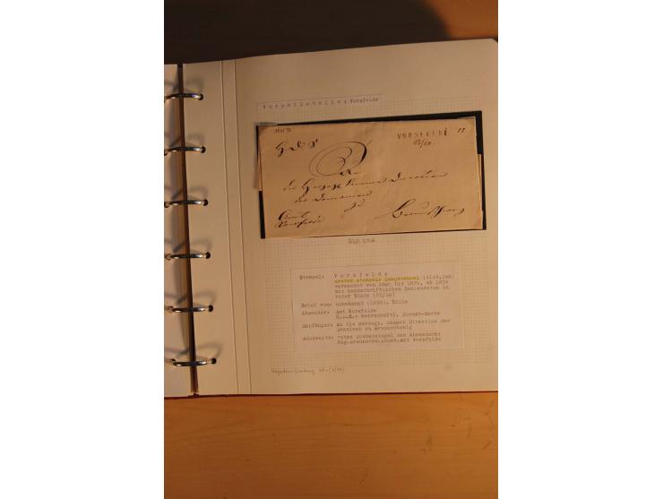 1750/1880, umfangreiche Vorphila-Sammlung inkl. einiger markenloser Briefe nach 1852 von Amelunxborn bis Zorge mit ca. 450 Br
