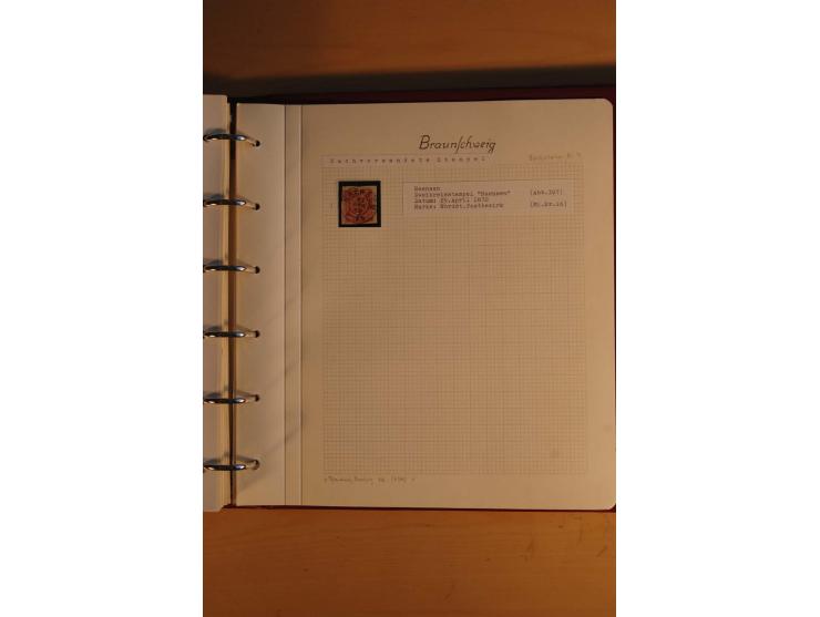 1750/1880, umfangreiche Vorphila-Sammlung inkl. einiger markenloser Briefe nach 1852 von Amelunxborn bis Zorge mit ca. 450 Br