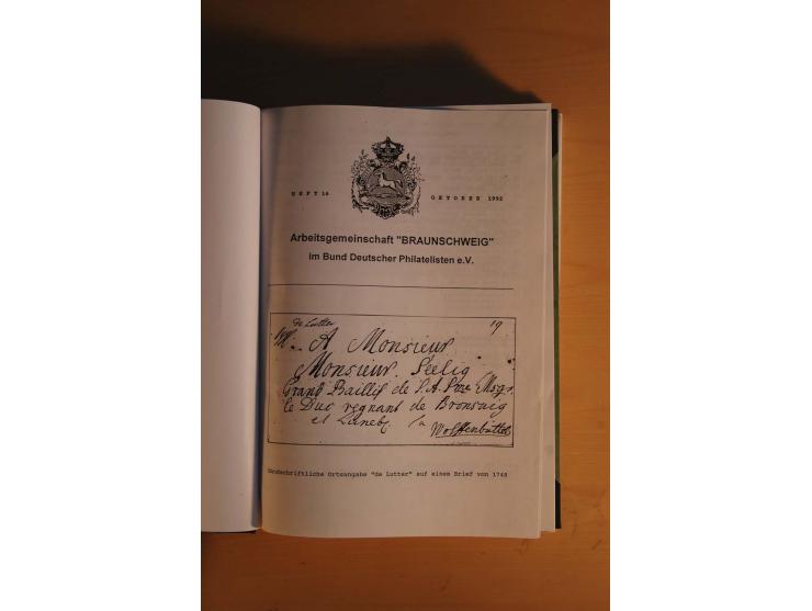 1750/1880, umfangreiche Vorphila-Sammlung inkl. einiger markenloser Briefe nach 1852 von Amelunxborn bis Zorge mit ca. 450 Br