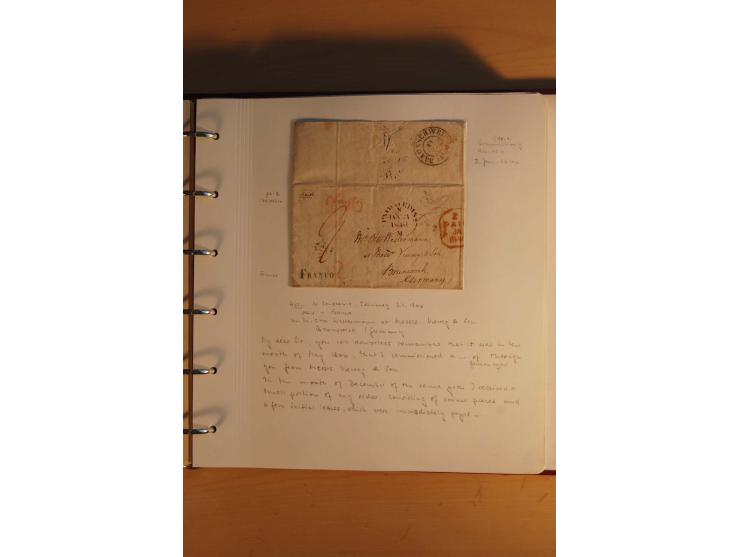 1750/1880, umfangreiche Vorphila-Sammlung inkl. einiger markenloser Briefe nach 1852 von Amelunxborn bis Zorge mit ca. 450 Br