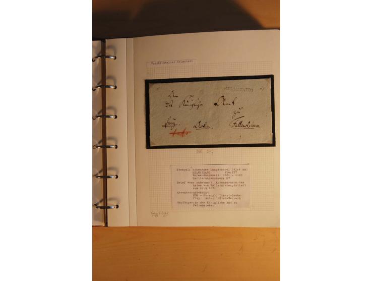 1750/1880, umfangreiche Vorphila-Sammlung inkl. einiger markenloser Briefe nach 1852 von Amelunxborn bis Zorge mit ca. 450 Br