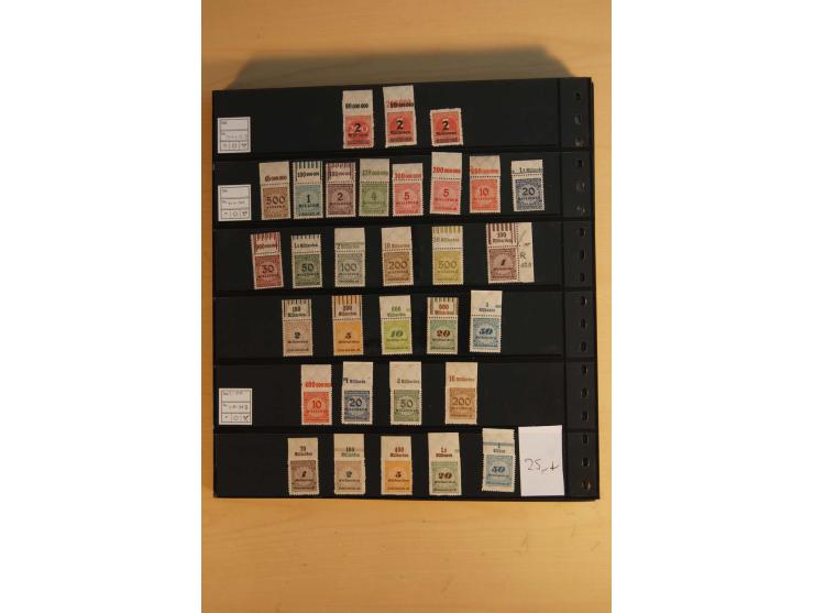  1872/1945, ungebrauchte und postfrische Sammlung, beginnend mit einem guten Teil Brustschilde, dabei Mi.-Nr. 3-5, 14, 21a, 2