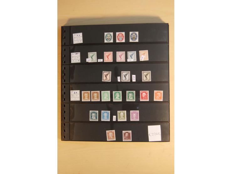  1872/1945, ungebrauchte und postfrische Sammlung, beginnend mit einem guten Teil Brustschilde, dabei Mi.-Nr. 3-5, 14, 21a, 2