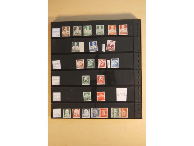  1872/1945, ungebrauchte und postfrische Sammlung, beginnend mit einem guten Teil Brustschilde, dabei Mi.-Nr. 3-5, 14, 21a, 2