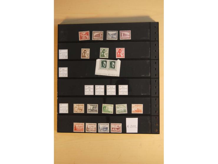  1872/1945, ungebrauchte und postfrische Sammlung, beginnend mit einem guten Teil Brustschilde, dabei Mi.-Nr. 3-5, 14, 21a, 2