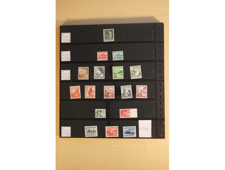  1872/1945, ungebrauchte und postfrische Sammlung, beginnend mit einem guten Teil Brustschilde, dabei Mi.-Nr. 3-5, 14, 21a, 2