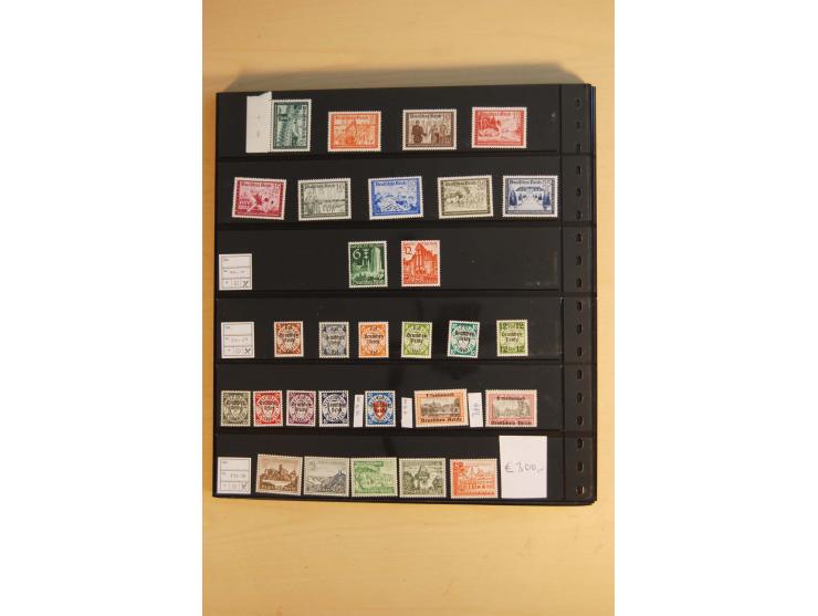  1872/1945, ungebrauchte und postfrische Sammlung, beginnend mit einem guten Teil Brustschilde, dabei Mi.-Nr. 3-5, 14, 21a, 2